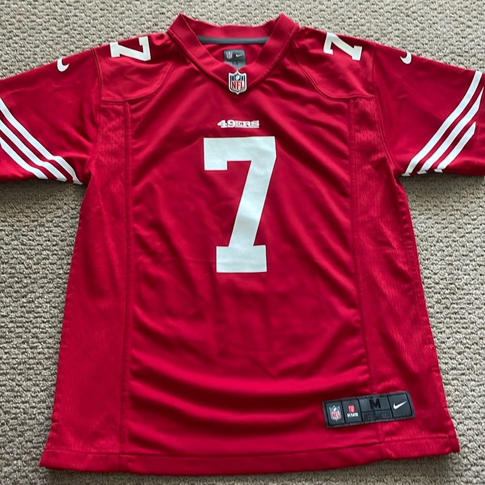 NFL 49ers Kaepernick Jersey Kids Size Medium 10/12